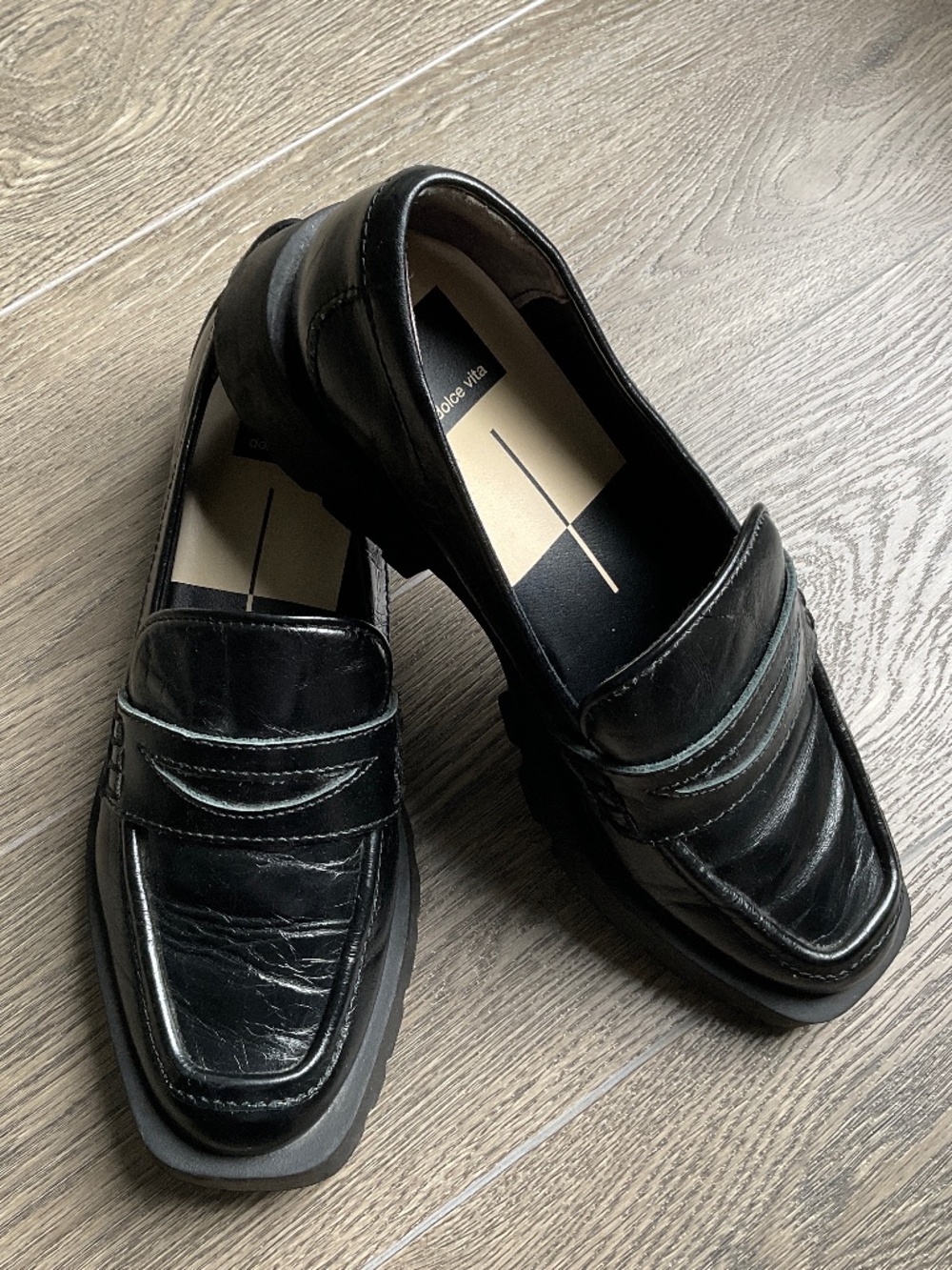 Dolce Vita Lug Sole Leather Loafer